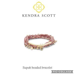 Kendra Scott Supak Pink Beaded Bracelet